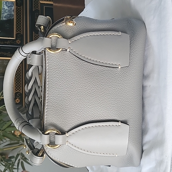 Chloe Daria Small handbag in Gray leather - Picture 8 of 16